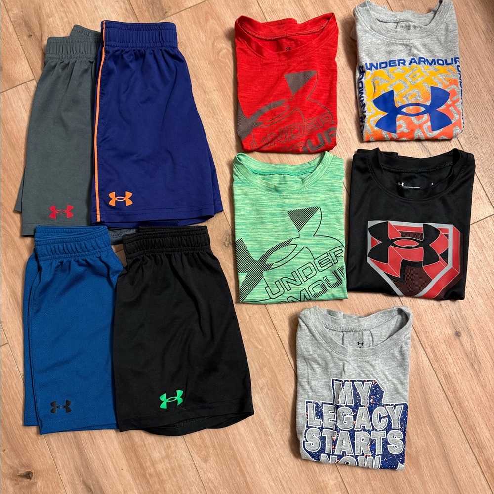 Boys Under Armour Activewear Bundle Size 5